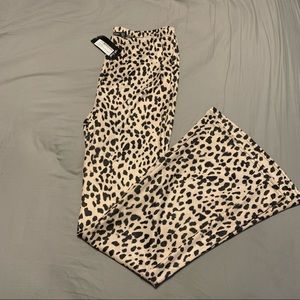 Nasty Gal Leopord Print Flares